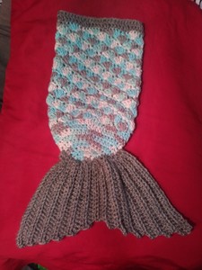 baby mermaid tail blanket