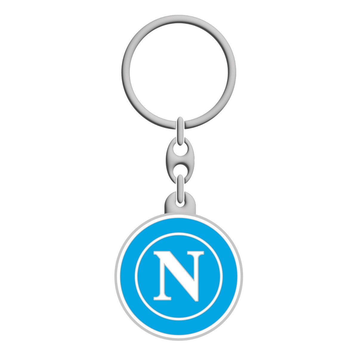 Portachiavi In Gomma Khvicha Kvaratskhelia - 8 Cm, Con Anello Acciaio, Per Tifosi Napoli, Regalo Ideale