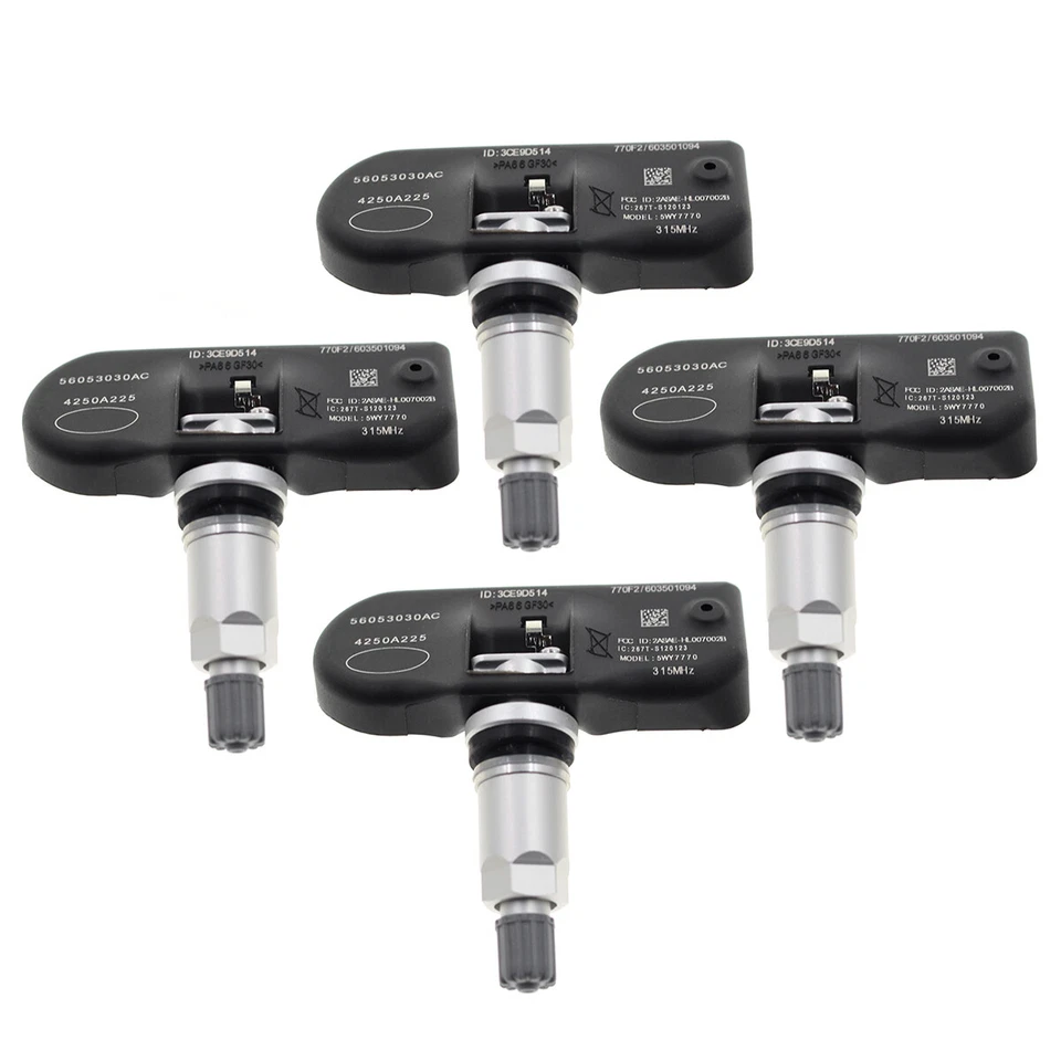 4PCS TPMS Tire Pressure Sensors For 2007-2013 Jeep Compass Patriot 56053030AC  - Image 2 of 4