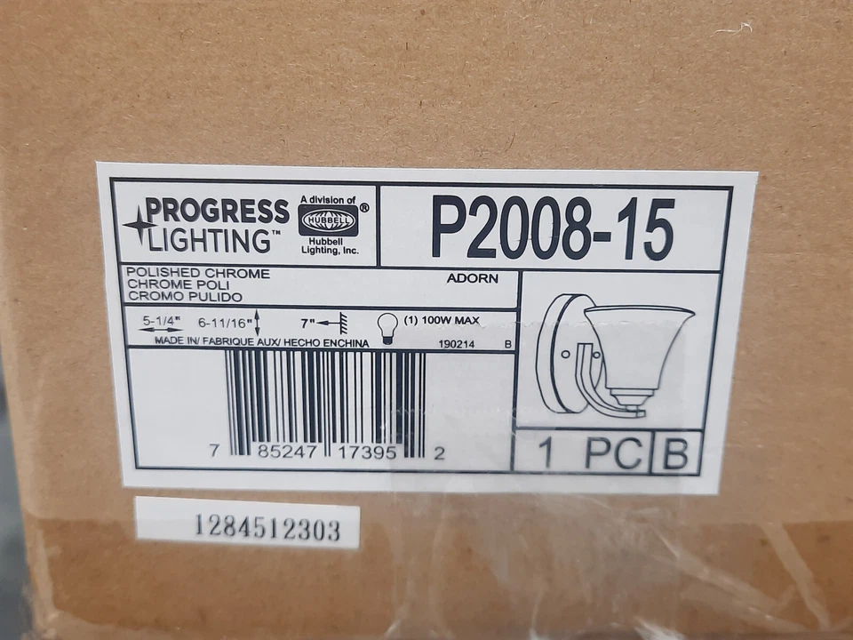 Progress Lighting P2008-15 Adorn Bathroom Vanity Light Polished Chrome - Image 2 of 4