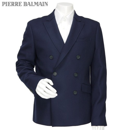 RARO Pierre Balmain Doble Pecho Abrigo Blazer 48 - Imagen 4 de 23