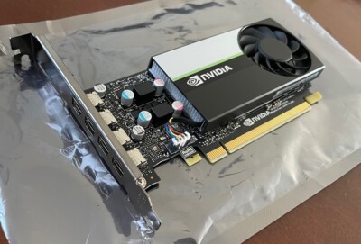 New NVIDIA T1000 8GB GDDR6, 4xmDP Graphics Card