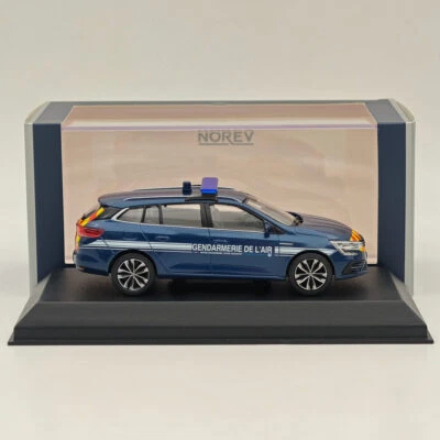 Norev 1/43 Renault Megane Estate GENDARMERIE DE L'AIR 2022 Blue Diecast Model