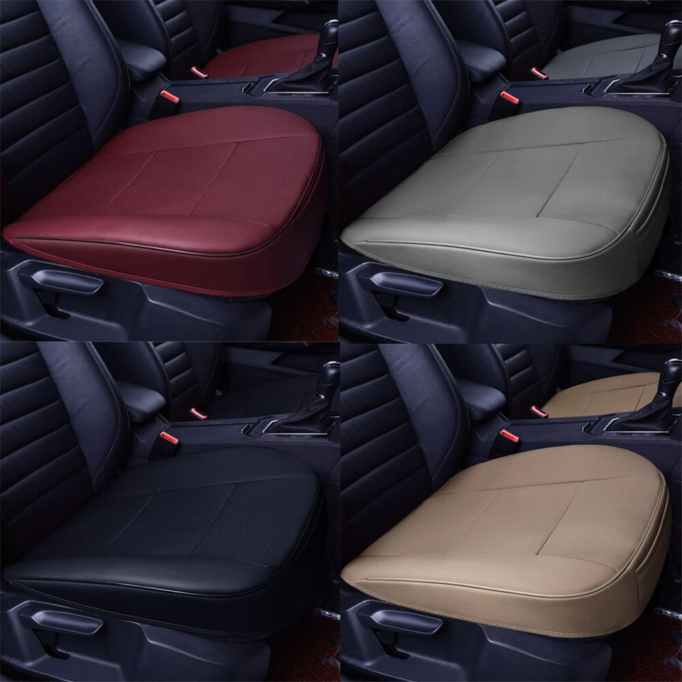 For Audi Car Front Seat Cover PU Leather Half / Full Surround Chair Cushion Pad Foto 3 de 4