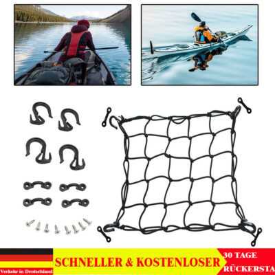 DHL Universal Kajak Boot Netz Schutznetz und Gepäcknetz mit vier Karabiner Haken