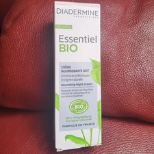 Crème nourrissante nuit Essentiel Bio Diadermine