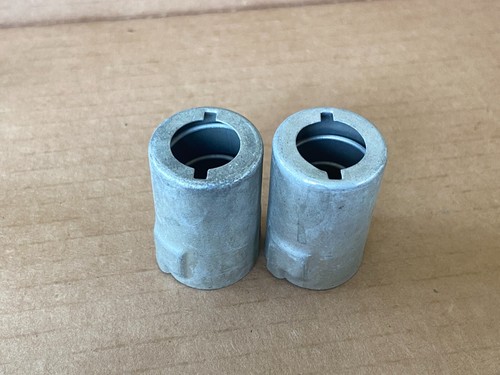 2 Vintage J-Slot Vacuum Tube Shield Covers for SHORT 9-pin tubes WE 2 Vintage J-Slot Vacuum Tube Shield Covers for SHORT 9-pin tubes WE