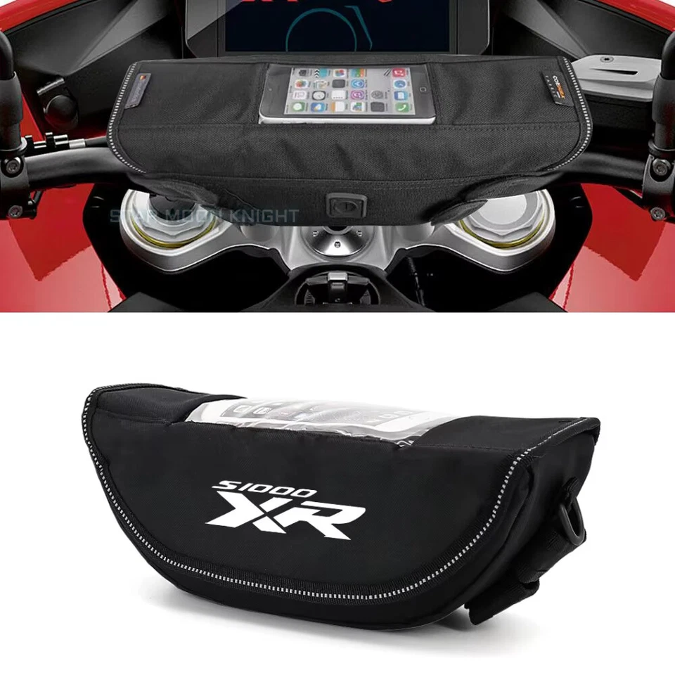 Bolsa de manillar portátil de almacenamiento bolsas impermeables para BMW S1000R S1000XR 2014-2020 Foto 2 de 4