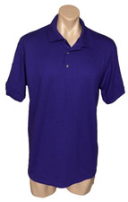 MEN'S GILDAN SHORT SLEEVE POLO SHIRT-SIZE: LARGE BCK