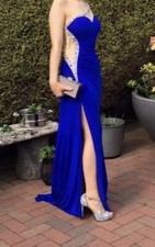 royal blue prom/ball dress size 6/8