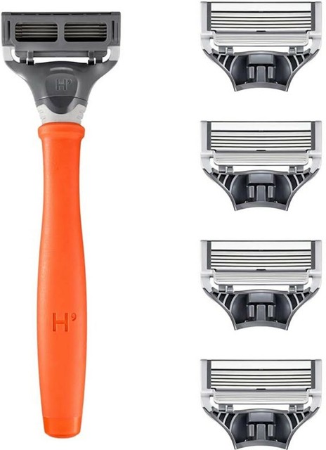 Harry's Razors for Men - Men's Razor Set With 5 Blade Refills Bright ...
