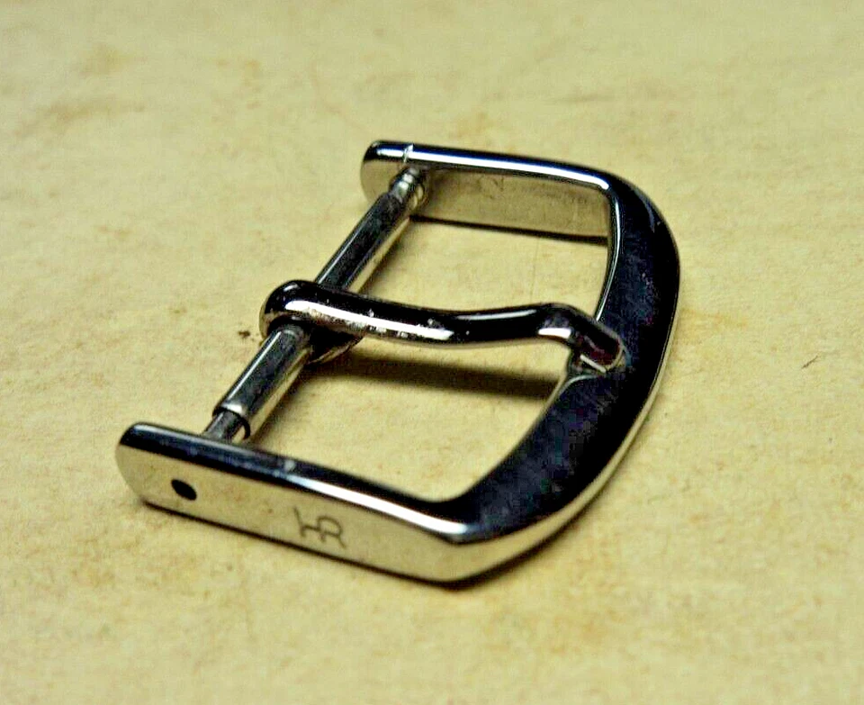 Hebilla de reloj "INOX" Hadley-Roma ~ 21 mm (7/8") exterior ~ 18 mm (11/16") interior Foto 3 de 3