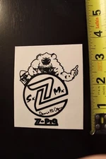 Z-FLEX Skateboards Polar Bear Dennis Agnew Dogtown Z-Boys Jay Adams 90's STICKER