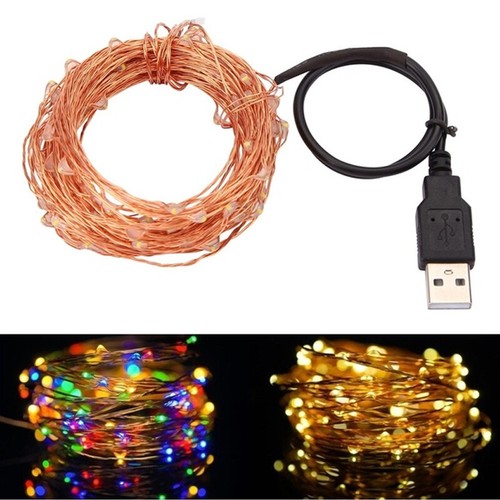 5M/10M Operated Lights Copper Wire USB LED String Fairy Waterproof Christmas Hot - Picture 7 of 26