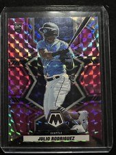 2022 Panini Mosaic Mosaic Pink Camo #274 Julio Rodriguez RC