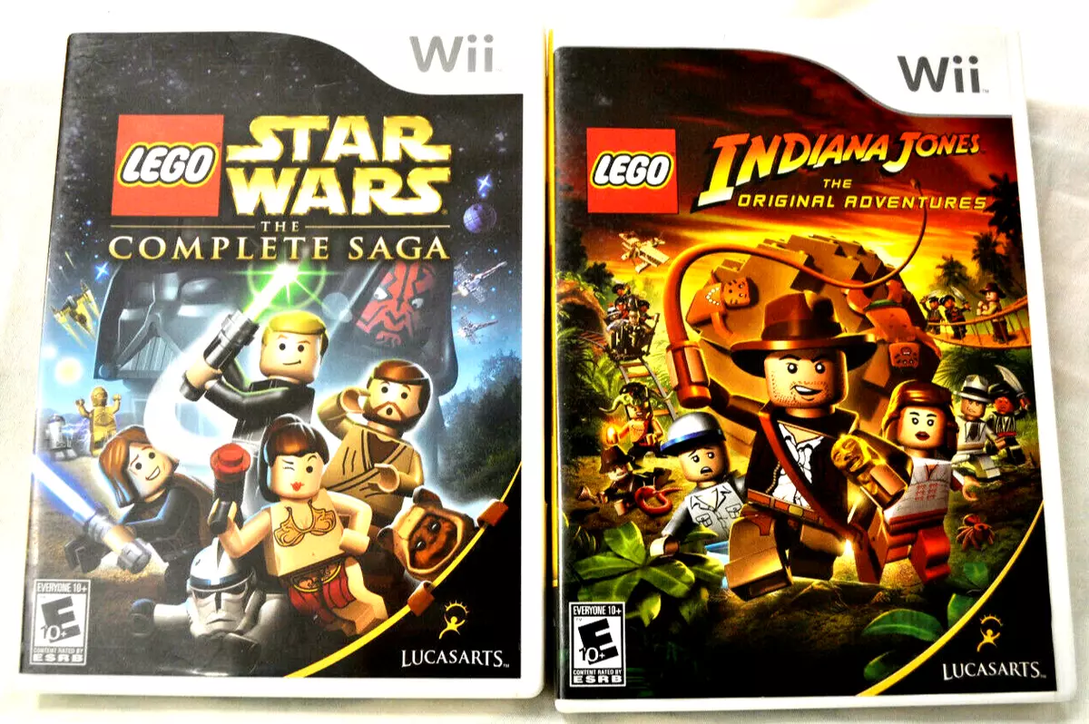 Wii Lego Star Wars The Complete Saga Indiana Jones The Original