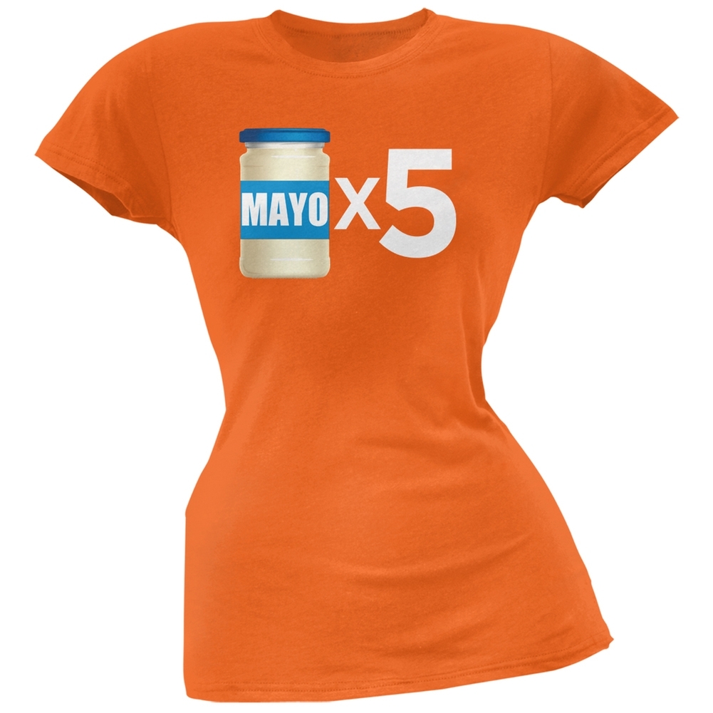 Cinco de Mayo Mayo Times Orange Soft Juniors T-Shirt