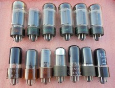 6L6 6V6 Mix Lot of Electron Tubes Lot of 13 pcs