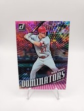 2019 Mike Trout Donruss Dominators Pink Fireworks Card #D1!
