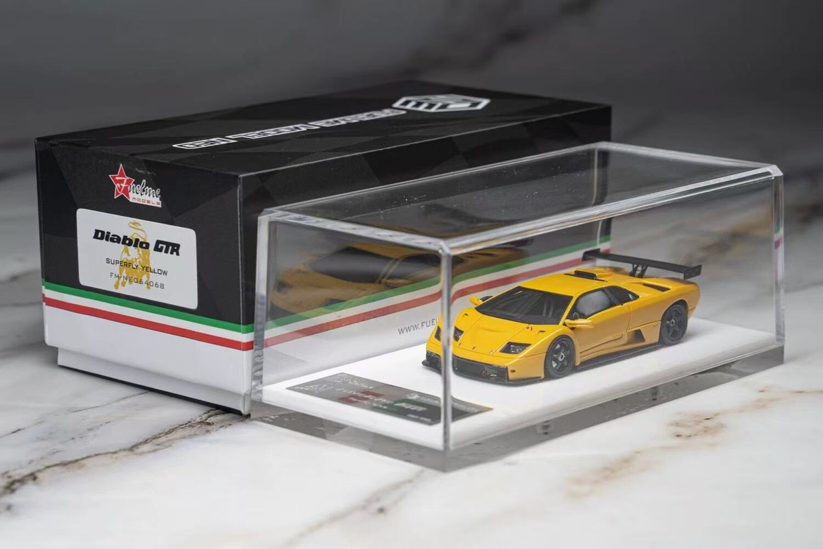 FuelMe1/64 ランボルギーニ ディアブロ Special edition Fuelme 1:64 Blue Lamborghini Diablo GTR Elite Scale Model