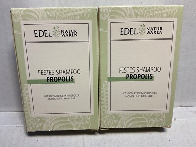   2x 100 g Propolis Festes Shampoo- Edel Naturwaren- Neu 