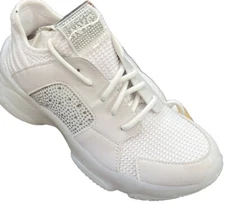 NWT Madden NYC Women’s 8.5 Rhinestone Casual Chic Sneakers White