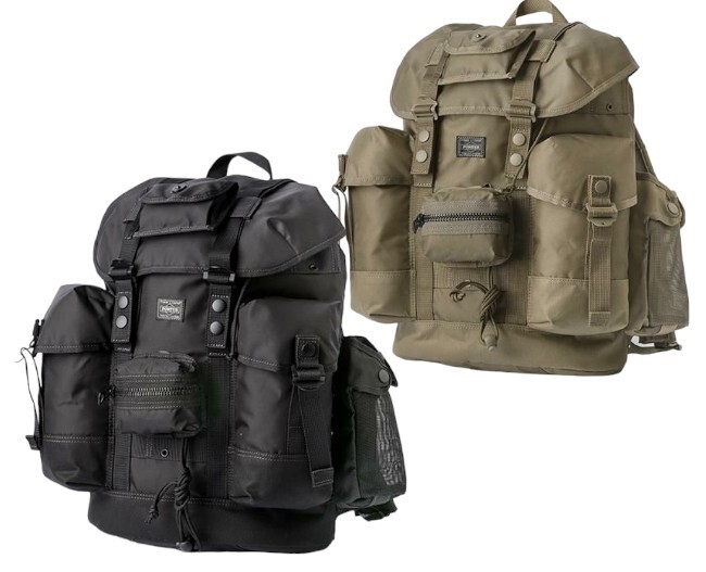 Yoshida Bag PORTER ALL ALICE PACK with POUCHES 502-05957 Yoshida Bag PORTER ALL ALICE PACK with POUCHES 502-05957
