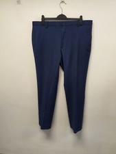 M S SUIT TROUSERS BLUE MIX HOUNDSTOOTHSIZE W40 L31 BNWOT 7045