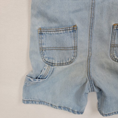 Vintage Pooh Overall Shorts Girls Size 7/8 Lightwashed RN 19109 - Picture 14 of 17