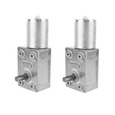 2pz DC 12V 10RPM Motore Riduttore Elettrico A Vite Senza Fine Turbina