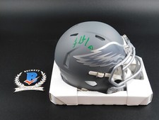 Fletcher Cox Signed Auto Philadelphia Eagles Slate Speed Mini Helmet BAS COA