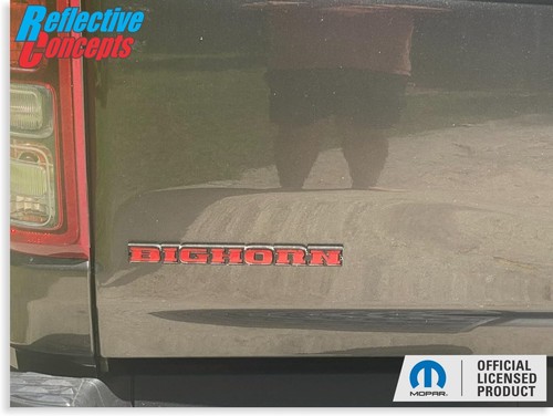 2019-2025 Ram Big Horn - BIGHORN Tailgate Badge Inlay Decal Sticker - Bild 41 von 83