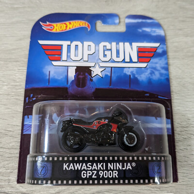 Hot Wheels Retro Entertainment - Top Gun Kawasaki Ninja GPZ 900R