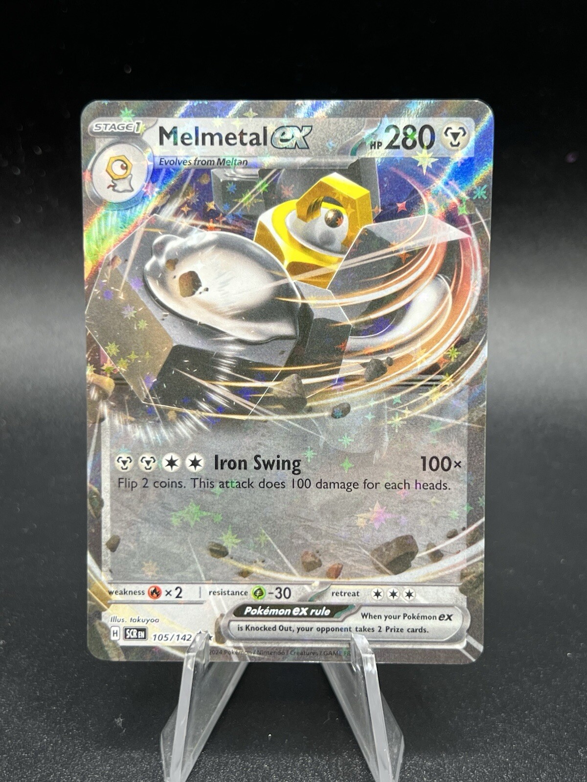 Pokémon Melmetal ex 105/142 SCR Stellar Crown NM OW1
