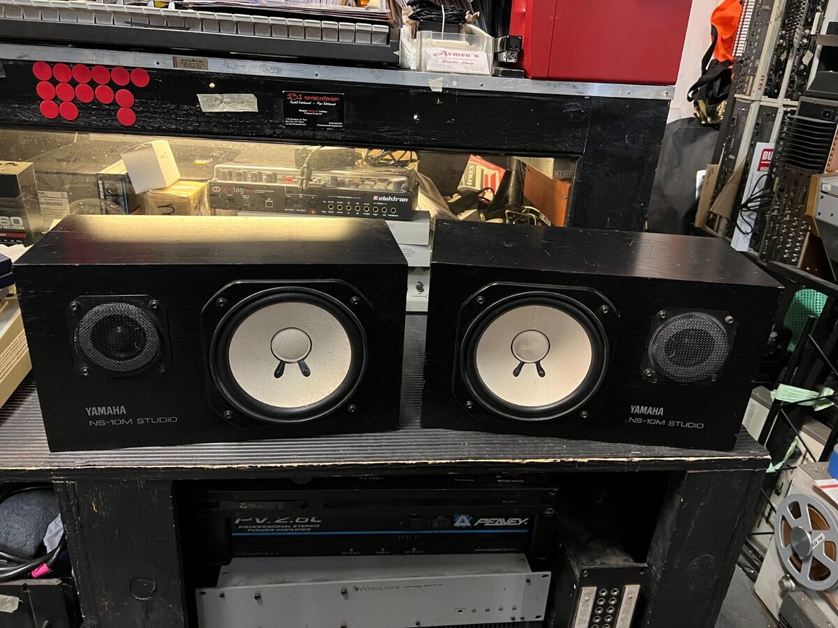 Original Yamaha NS-10M Studio Monitors pairs 120watts NS 10M Original Yamaha NS-10M Studio Monitors pairs 120watts NS 10M