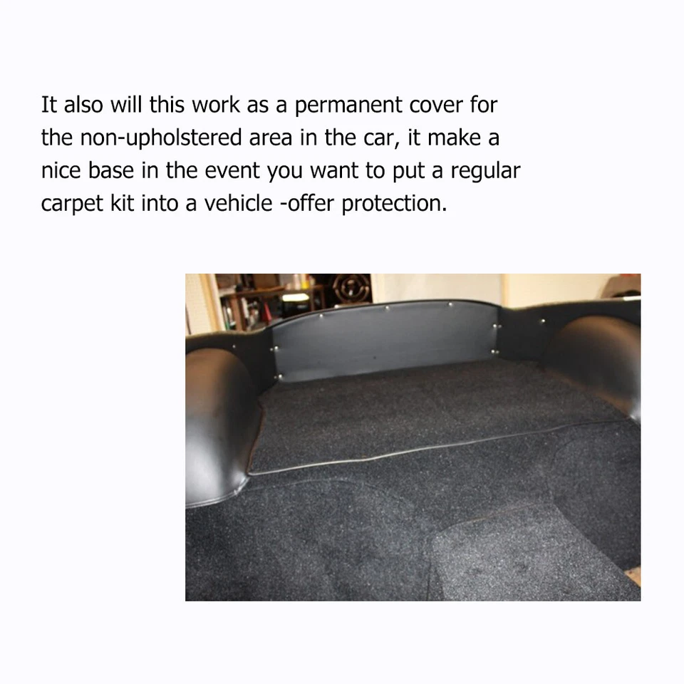 90''x78'' Underfelt Underlay Felt Carpet - Wear-Resistant and Easy to Decorate Foto 3 de 4