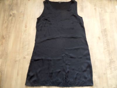 KOCCA leichtes Kleid mit Spitze nachtblau Gr. S w. NEU BI817