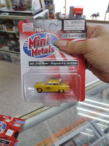 Mini metales escala Ho 30434 '55 Ford Mainline RR inspección con rueda HY Line RR  | Zustand: New