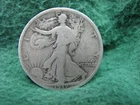 1917 U.S. Walking Liberty SILVER 50 Cents Coin  Nice Half Dollar Coin