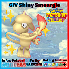 ✨Shiny Smeargle 6IV✨ Pokemon Scarlet & Violet 🚀Fast🚀 Indigo Disk DLC