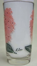 Lilac Peanut Butter Glass Glasses Drinking Kitchen Mauzy 69-2