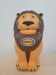 Vintage 1999 The Original Tiger Cookie Jar Roaring Talking Lion Working