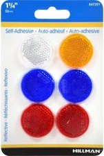 Adhesive Mini Reflectors (1-1/4") 6 Piece