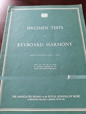 Specimen Tests In Keyboard Harmony - Associated Board.