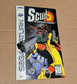 Scud The Disposable Assassin RARE Sega Saturn COMPLETE TESTED W/Manual