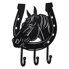 Gift Corral 3 Hook Horse/Horseshoe