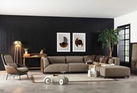 Wohnlandschaft Ecksofa Couch Polster MöBel Eckgarnitur Sofa Stoffsofa