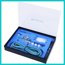 Precision Airbrush Kit with Multiple Nozzles for Art Professional Use