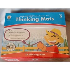 Carson-Dellosa Thinking Mats Grade 3 Math Common Core Educational Tool Learning