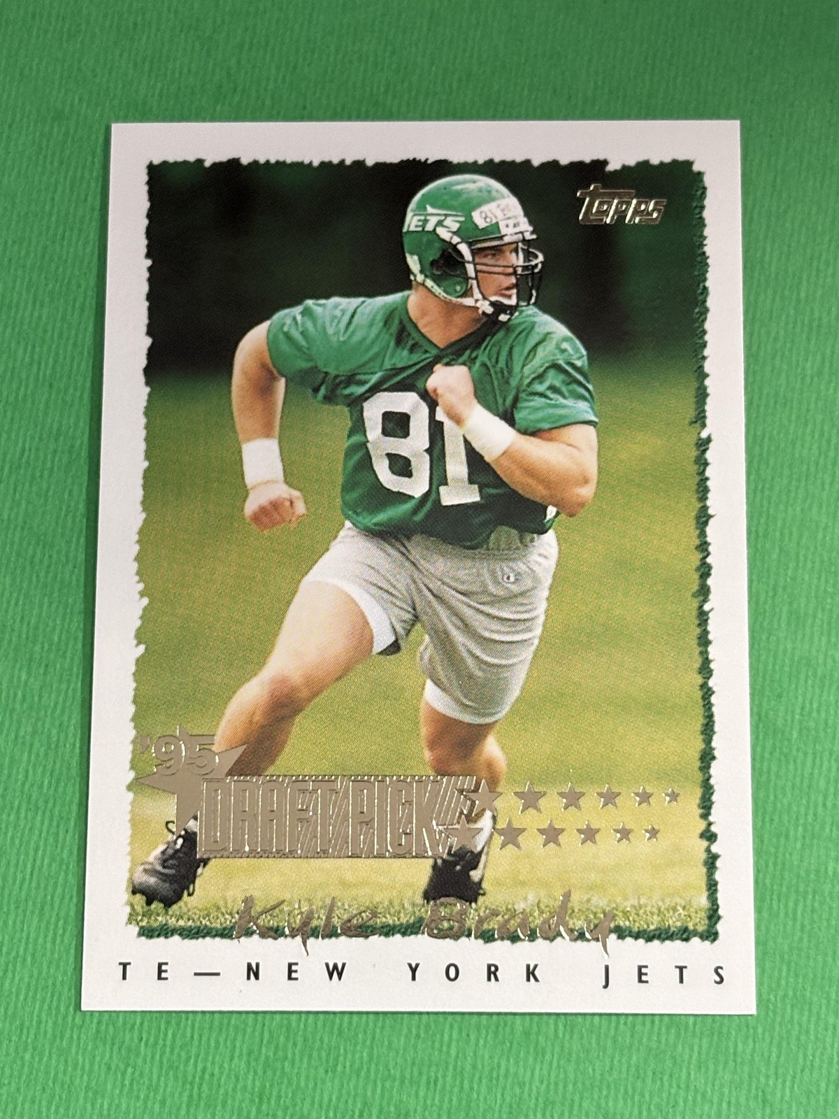 Kyle Brady RC 1995 Topps New York Jets #226 *H281*